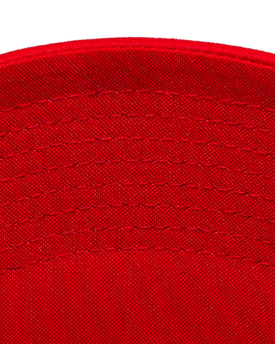 Death Cheater Halo Patch Red Curved Bill Trucker Snapback