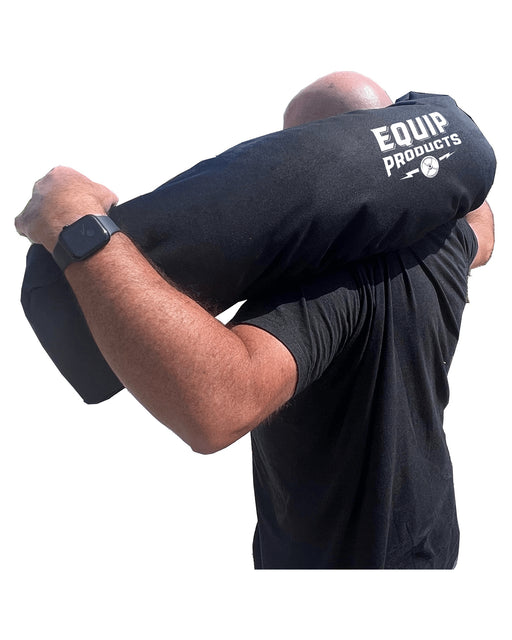 Equip Products CrossCarry Sandbag in use on a white background.
