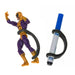 Action figure and blue marker with a black EaZyHold Grip Aid on a white background