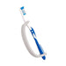Toothbrush with a silver EaZy Hold Grip Aid on a white background