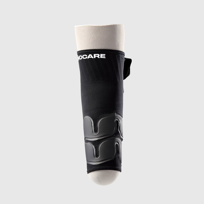 Back of Ethnocare Overlay Transtibial on a white background.