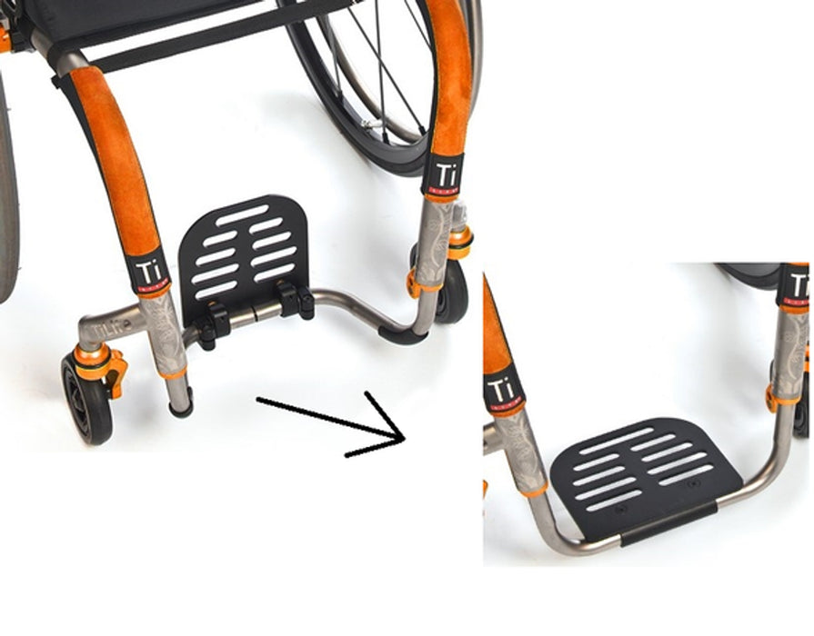 Tilite Flip-up Footplate To Angle-Adjustable Footplate Conversion Kit on a white background