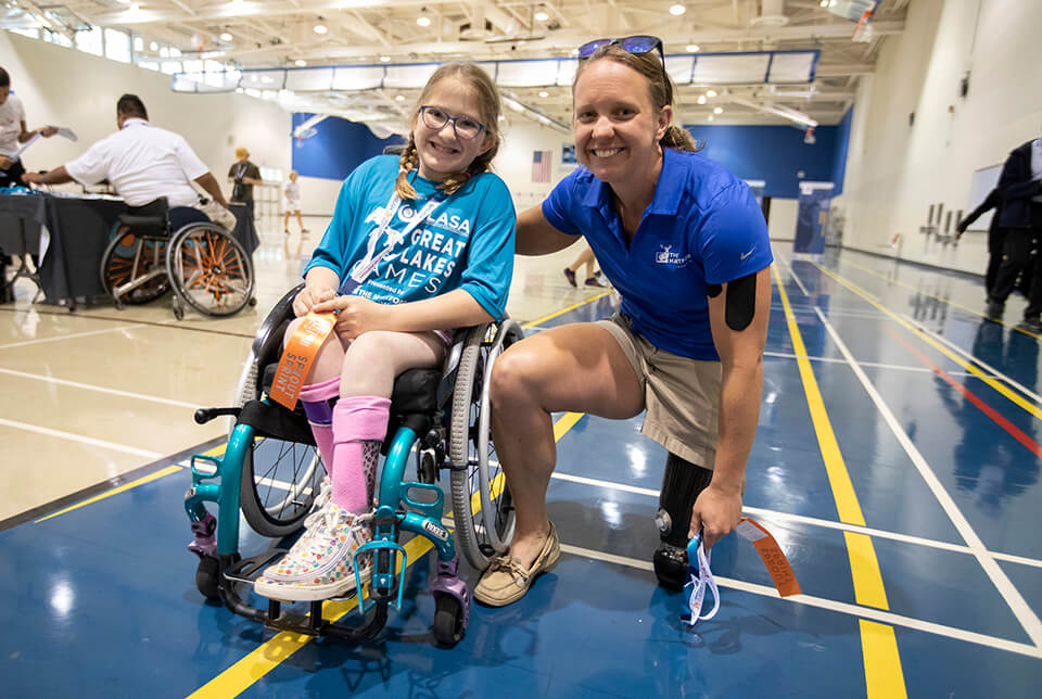 Portrait of a Great Lakes Games volunteer and athlete.