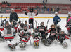Group photo of GLASA Sled Hockey team.