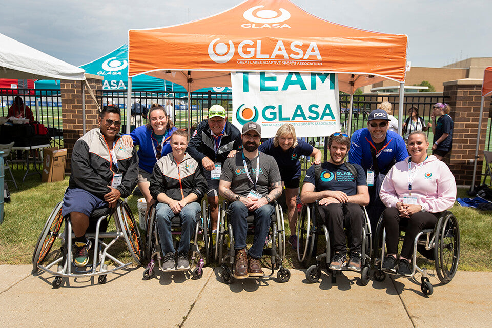 Group portrait of GLASA track & field coaches.