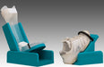 AFO Assist with white AFO and Shoe Platform with shoe on a white background