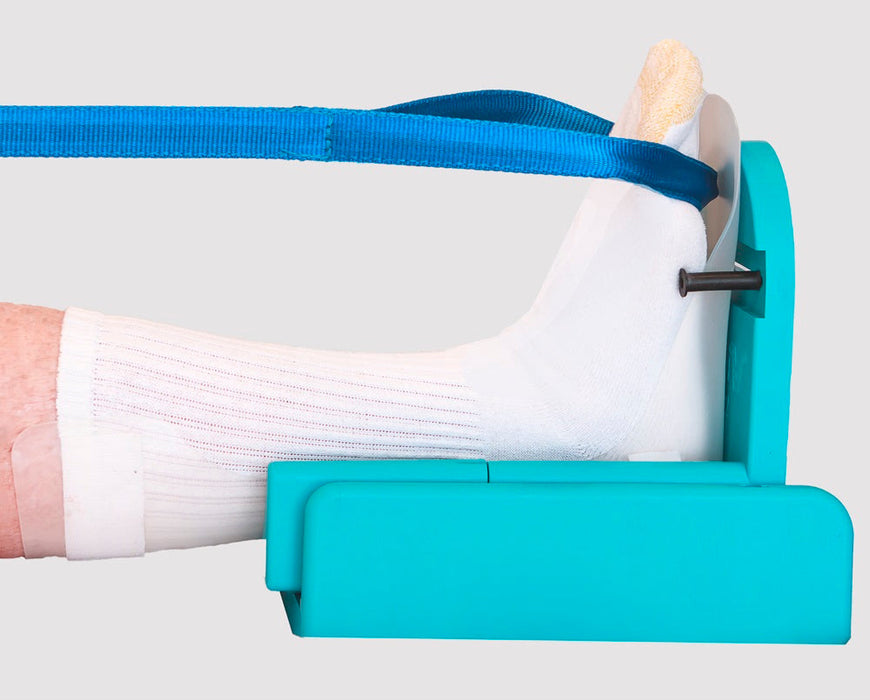 AFO Assist with a white AFO and sock on a white background