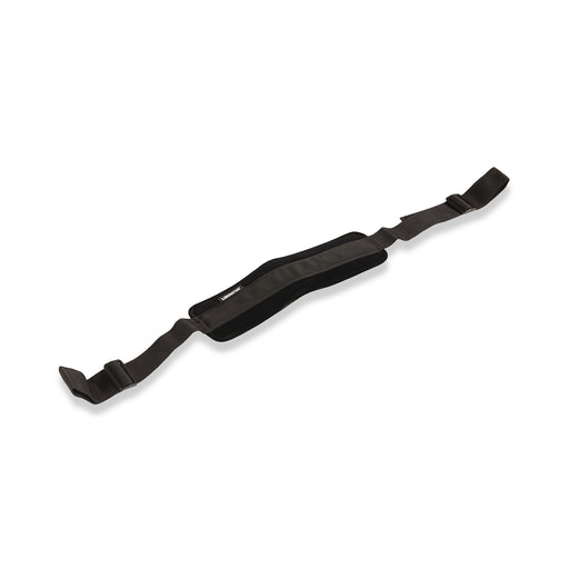 Black strap on a white background