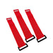 Three Equip Products Left Neglect Red Straps in a row on a white background.