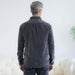 MagnaReady Adaptive Blackened Pearl Corduroy Shirt with Magnetic Closures and Pockets - back view