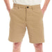 MagnaReady Adaptive Easy-Care Chino Twill Short with Magnetic Closures in Khaki - detail view