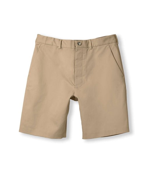 MagnaReady Adaptive Easy-Care Chino Twill Short with Magnetic Closures in Khaki - front view