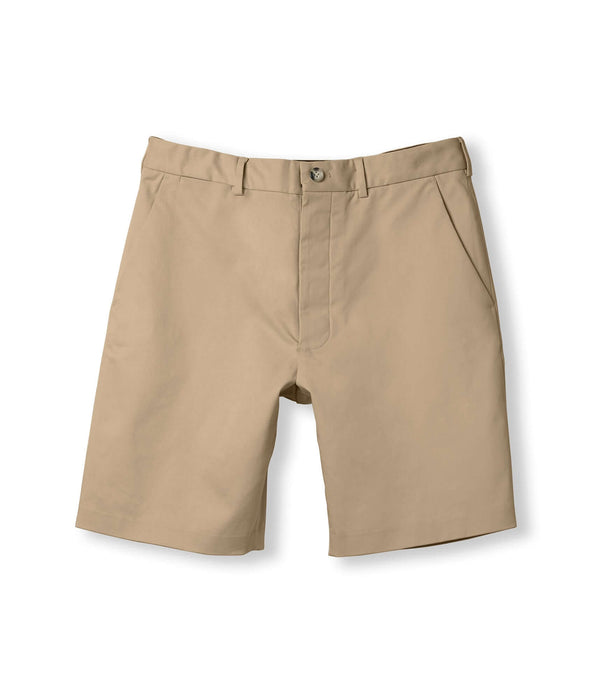 MagnaReady Adaptive Easy-Care Chino Twill Short with Magnetic Closures in Khaki - front view