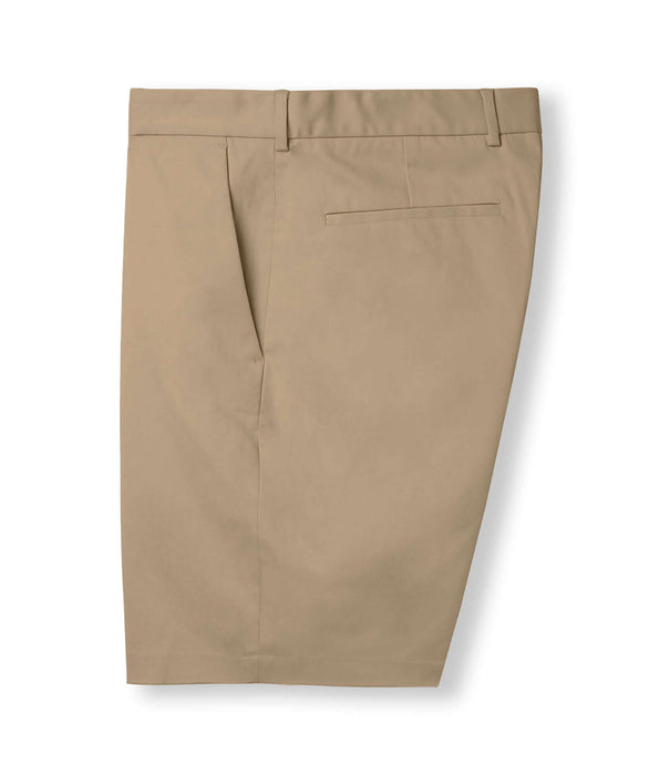 MagnaReady Adaptive Easy-Care Chino Twill Short with Magnetic Closures in Khaki - front view