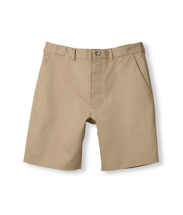 MagnaReady Adaptive Easy-Care Chino Twill Short with Magnetic Closures in Khaki - lifestyle shot