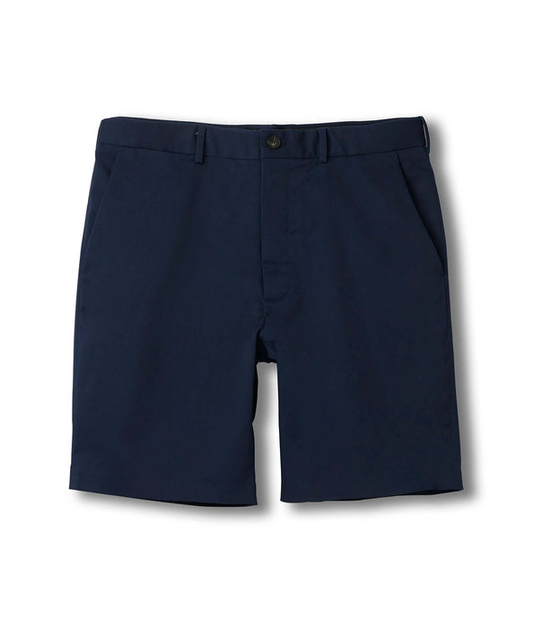 MagnaReady Adaptive Easy-Care Chino Twill Short with Magnetic Closures in Navy - front view