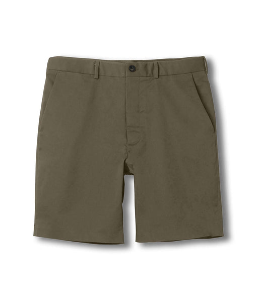 MagnaReady Adaptive Easy-Care Chino Twill Short with Magnetic Closures in Olive - front view