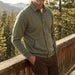 MagnaReady Adaptive Magnetic Front Sweatshirt in Heathered Olive - second lifestyle view