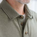 MagnaReady Adaptive Magnetic Front Sweatshirt in Heathered Olive - front view showing functional style