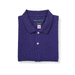 MagnaReady Blue Pique Knit Short Sleeve Polo with Magnetic Closures - lifestyle shot