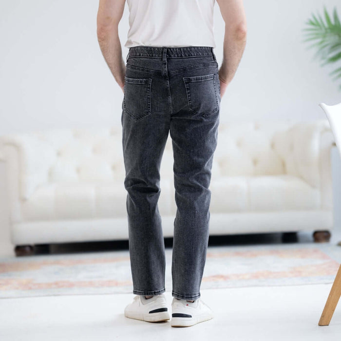 MagnaReady Denim Black Wash Five Pocket Jean with Magnetic Fly - front view