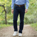 MagnaReady Denim Indigo Five Pocket Jean with Magnetic Fly - lifestyle shot