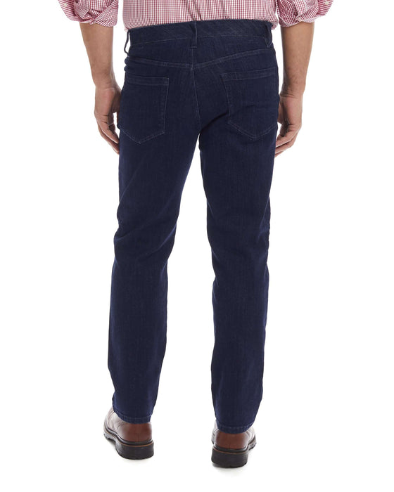 MagnaReady Denim Indigo Five Pocket Jean with Magnetic Fly - back view