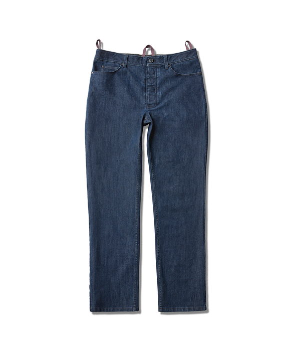MagnaReady Denim Indigo Five Pocket Jean with Magnetic Fly - lifestyle shot
