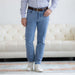 MagnaReady Denim Light Wash Five Pocket Jean with Magnetic Fly - front view
