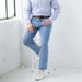 MagnaReady Denim Light Wash Five Pocket Jean with Magnetic Fly - lifestyle shot