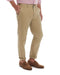 MagnaReady Flat Front Adaptive Easy-Care Chino Twill Pant with Magnetic Closures in Khaki - lifestyle shot
