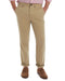 MagnaReady Flat Front Adaptive Easy-Care Chino Twill Pant with Magnetic Closures in Khaki - front view