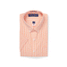 MagnaReady Short Sleeve Orange and White Gingham Cotton Shirt with Magnetic Closures - magnetic closure detail