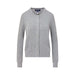MagnaReady Women's Grey Adaptive Magnetic Knit Cardigan Sweater - front view