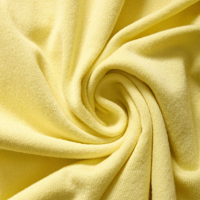MagnaReady Women's Yellow Adaptive Magnetic Knit Cardigan Sweater - knit fabric texture close-up