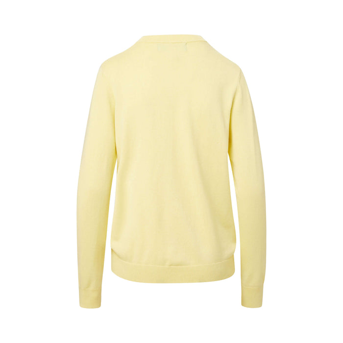 MagnaReady Women's Yellow Adaptive Knit Cardigan Sweater with Magnetic Closures