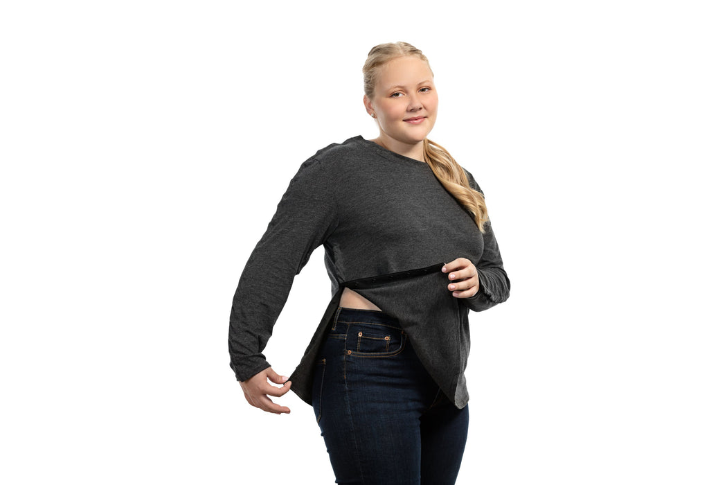 MAI We Care Women's Post Surgery Adaptive Long Sleeve T-Shirt