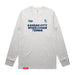 MAS Kansas City Advantage Wheelchair Tennis Ash Heather Grey Long Sleeve T-Shirt on a white background