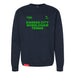 MAS Kansas City Advantage Wheelchair Tennis Classic Navy Crewneck Sweatshirt on a white background