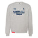 MAS Kansas City Advantage Wheelchair Tennis Heather Grey Crewneck Sweatshirt on a white background
