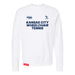 MAS Kansas City Advantage Wheelchair Tennis White Crewneck Sweatshirt on a white background