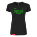 MAS Kansas City Advantage Wheelchair Tennis Women's Black Slim T-Shirt on a white background