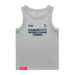 MAS Kansas City Advantage Wheelchair Tennis Women's Grey Organic Tank Top on a white background