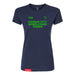 MAS Kansas City Advantage Wheelchair Tennis Women's Navy Slim T-Shirt on a white background