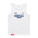 MAS Kansas City Advantage Wheelchair Tennis Women's White Organic Tank Top on a white background