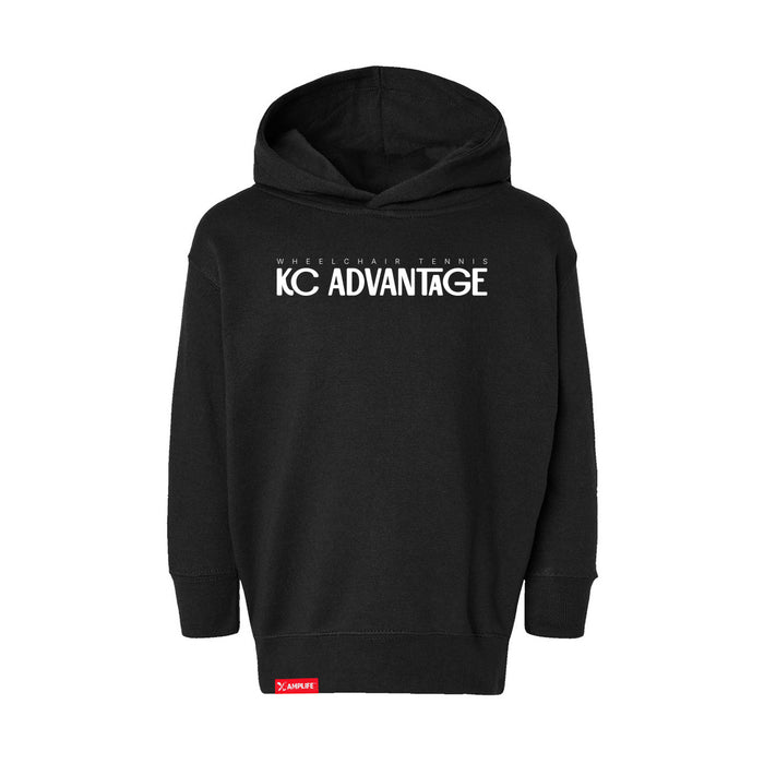 MAS Kansas City Advantage Wheelchair Tennis Chiro Toddler Black Hoodie on a white background