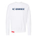 MAS Kansas City Advantage Wheelchair Tennis Chiro White Crewneck Sweatshirt on a white background