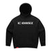 MAS Kansas City Advantage Wheelchair Tennis Chiro Women's Black Modern Hoodie on a white background