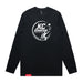 MAS Kansas City Advantage Wheelchair Tennis Circle Logo Navy Long Sleeve T-Shirt on a white background