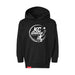 MAS Kansas City Advantage Wheelchair Tennis Circle Logo Toddler Black Hoodie on a white background